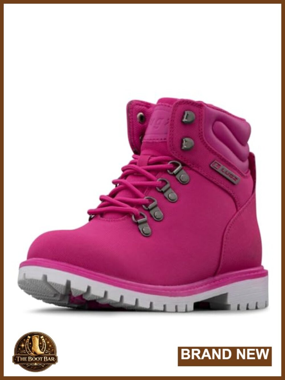 Lugz Grotto II Lace Up Hiking Boots Slip Resistant Ankle Boots